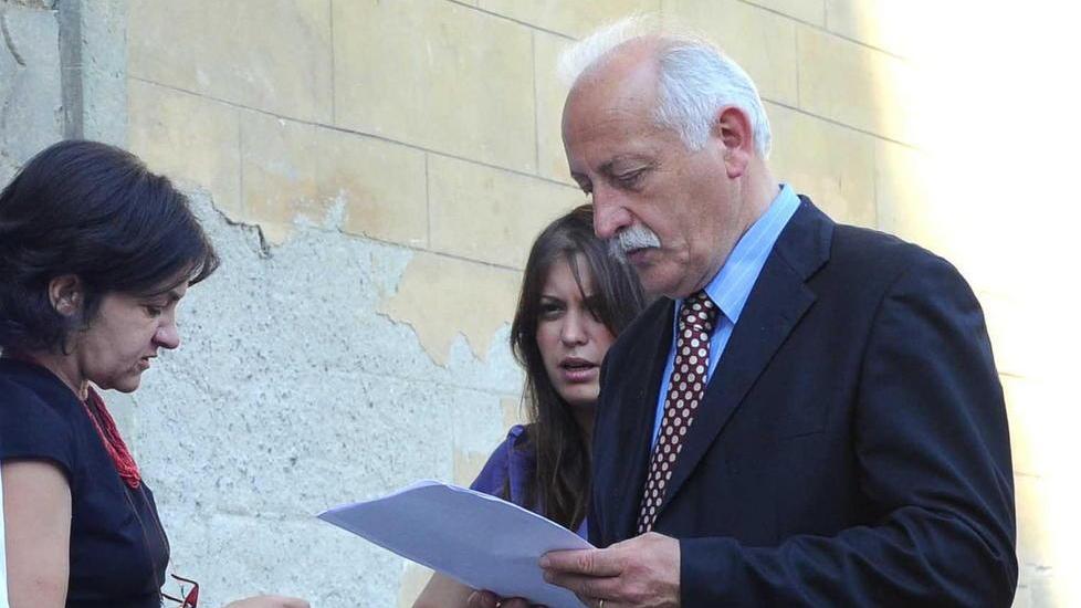 Giuliano Sichi con il suo avvocato Pamela Bonaiuti