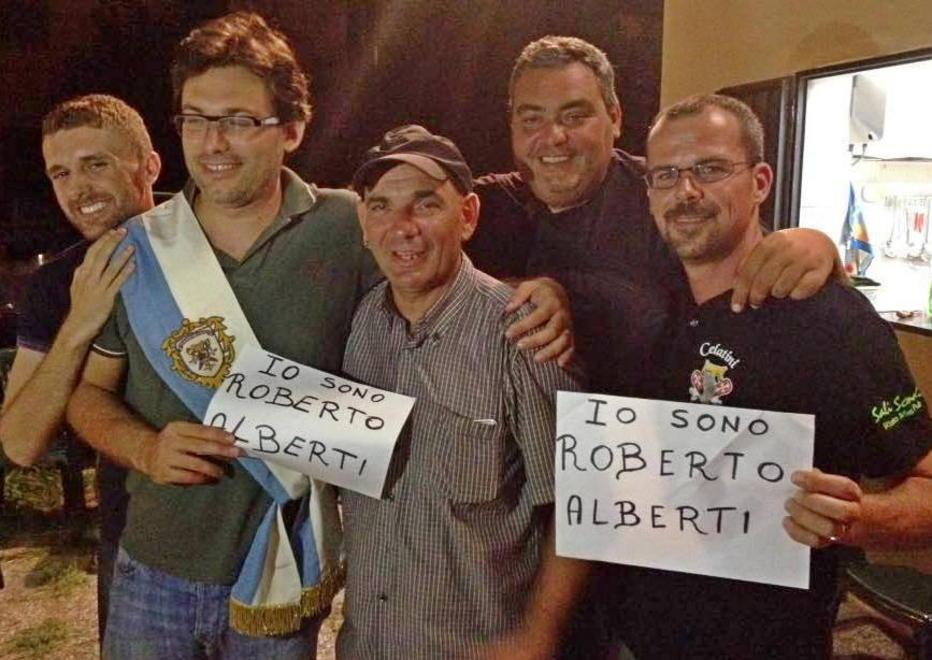 La solidarietà del Gioco del Ponte a Roberto Alberti