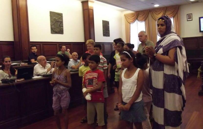 Ricevuti in consiglio 12 bimbi Saharawi della tendopoli