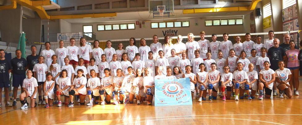 Camp di volley Costa etrusca, un successo 