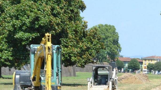 Il nuovo tratto di ciclopista pronto per S.Croce