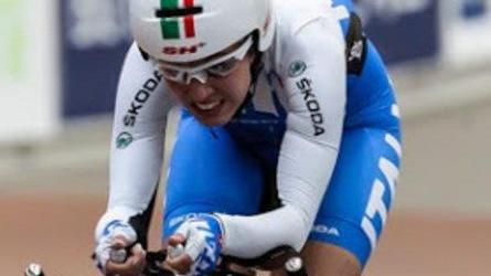 Rachele Barbieri in pista ad Atene