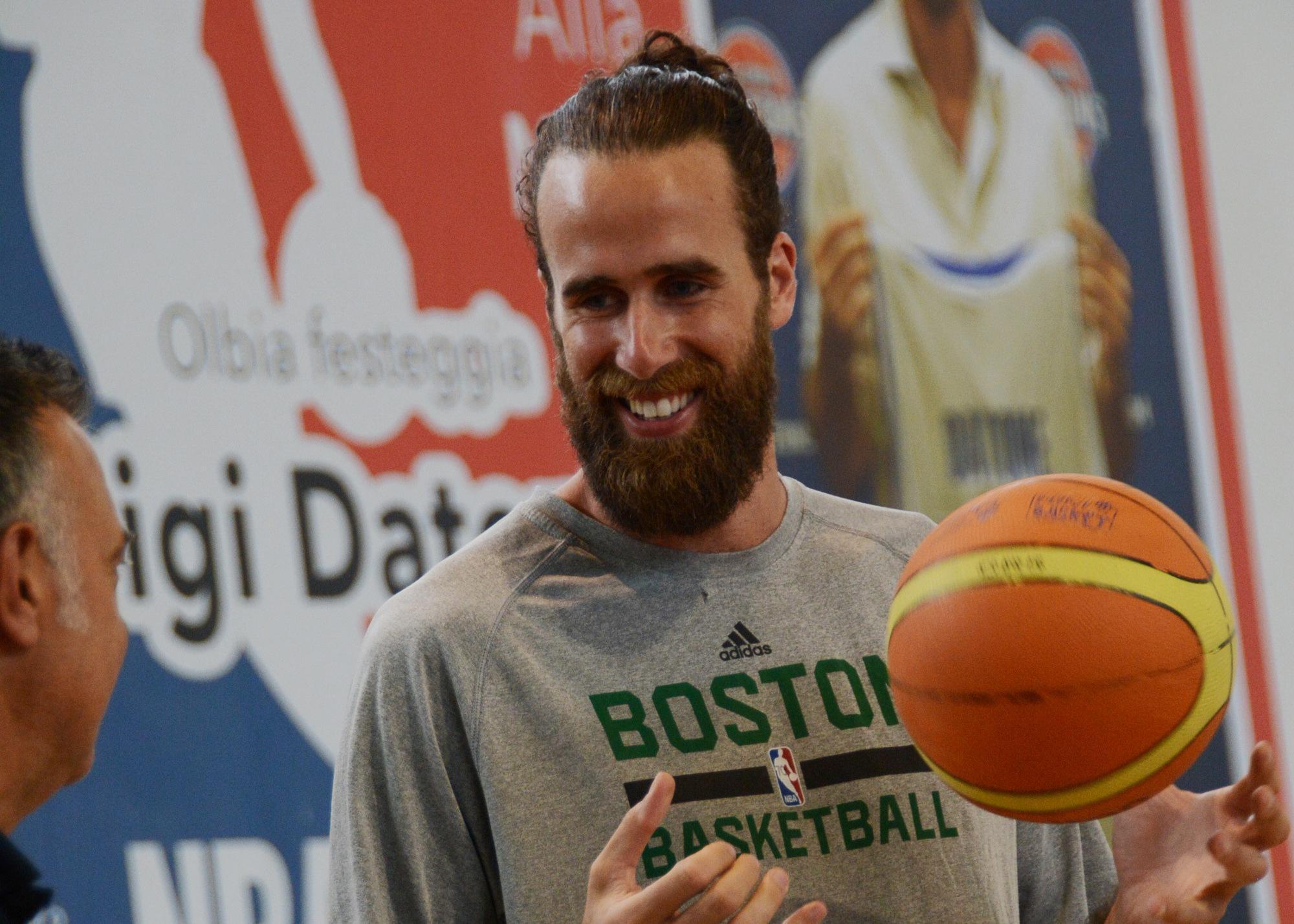 Il cestista olbiese Gigi Datome