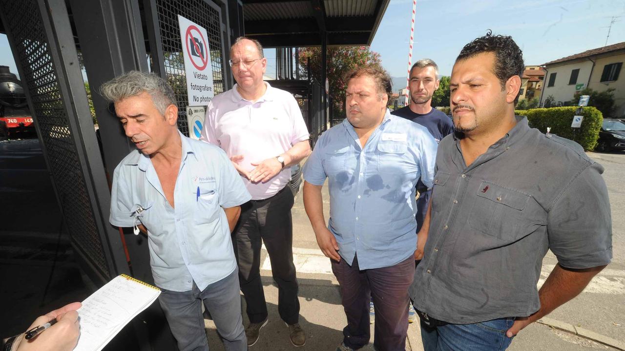 Da sinistra Fabbri, Zanetti, Tonioni e Fontana (foto Lorenzo Gori)
