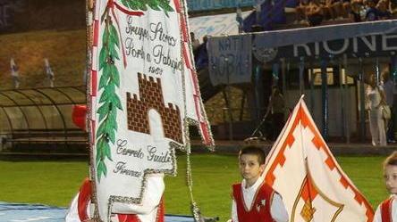Un corteo in campo nell'edizione 2014