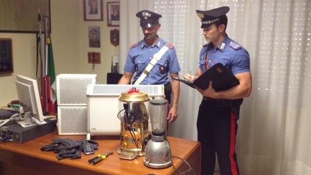 Il tesoro dei ladri? Impianti audio e macchine da cucina