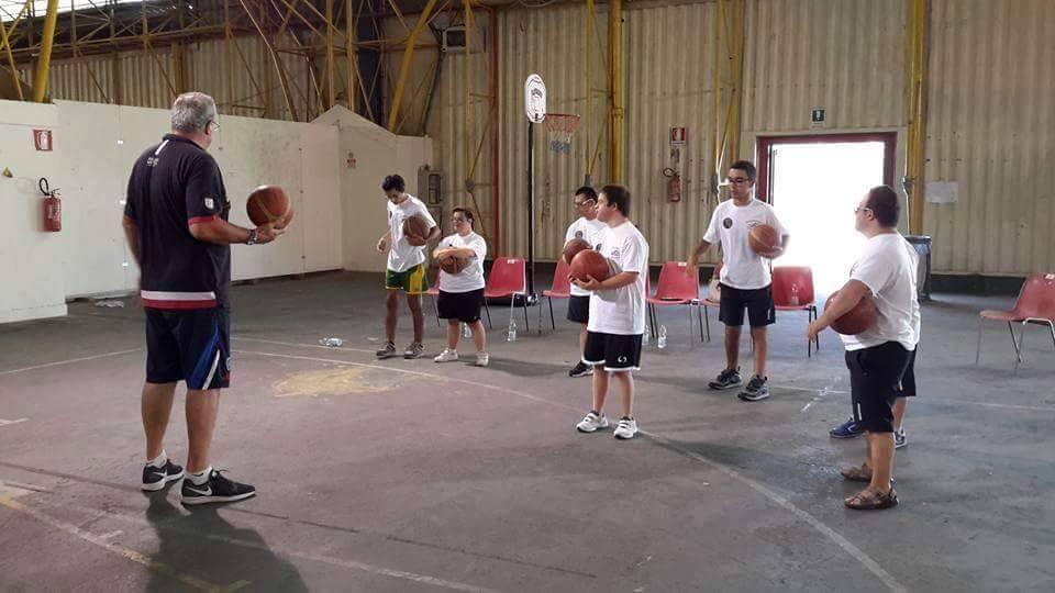 L’Olimpia Onlus al Camp integrato biancoblù di Cagliari 