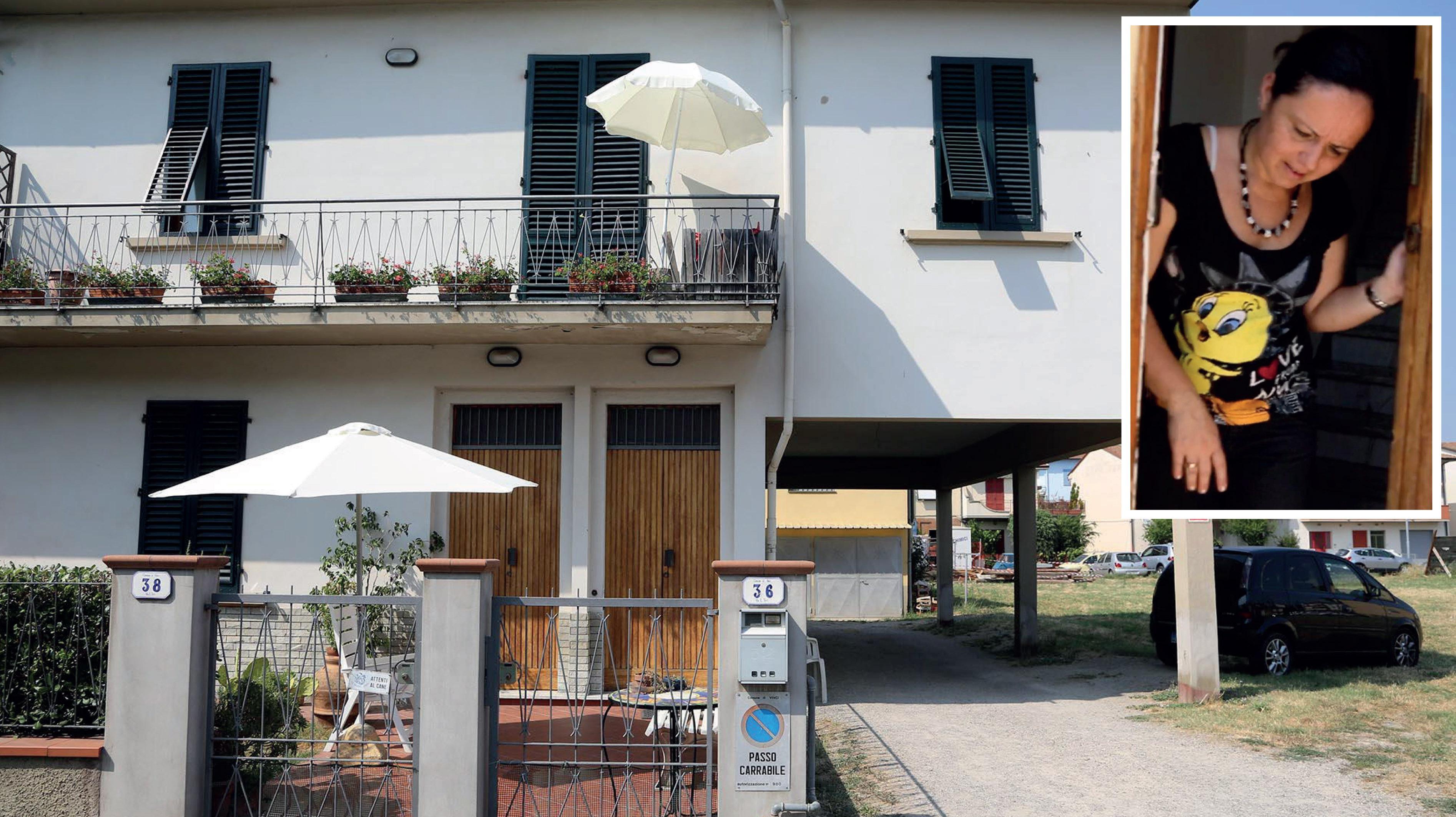 L'abitazione di via Toti e Francesca Casalini (Foto Agenzia Carlo Sestini)