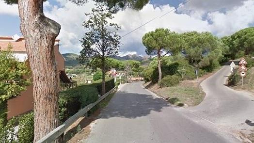 Capoliveri, Ztl sulla strada dal cimitero a Mola