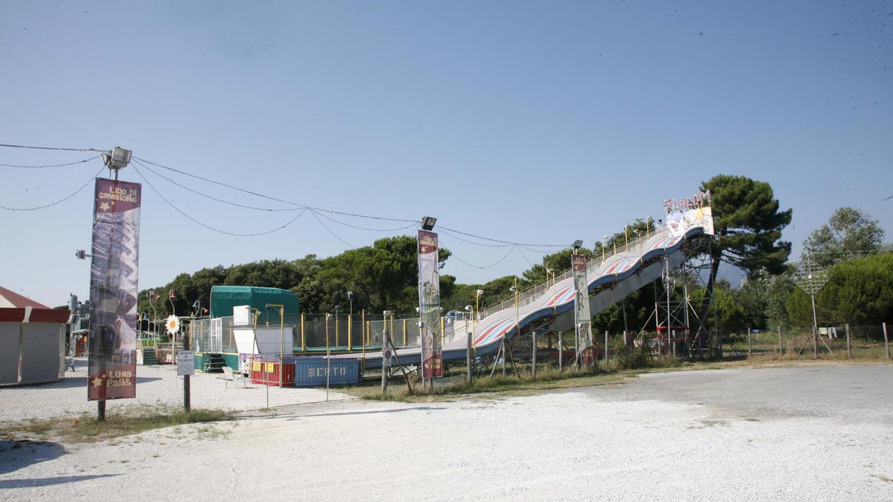 L'area ex Bussoladomani, oggi un luna park
