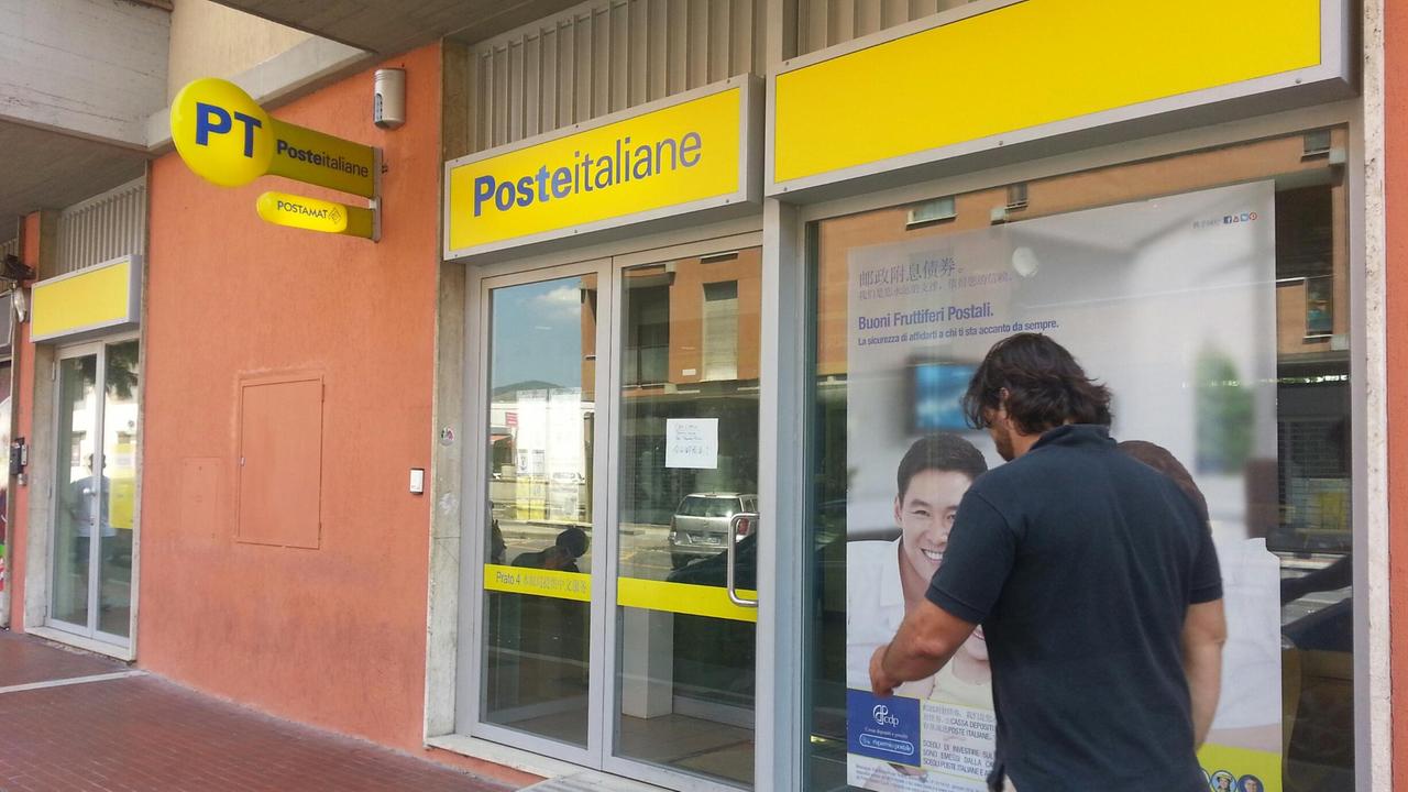 L'ufficio postale rapinato in via Borgioli