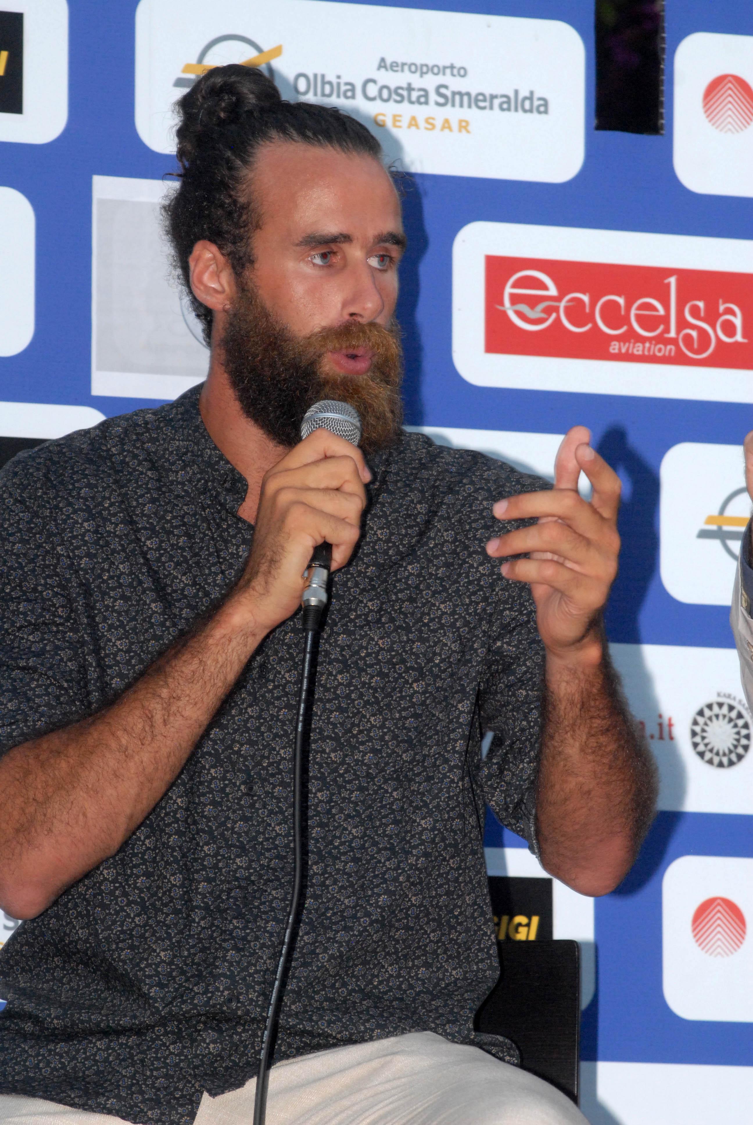 Gigi Datome all'inaugurazione della mostra sulla sua carriera