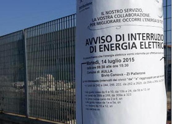 Ditte contro l’Enel per le interruzioni di energia elettrica 