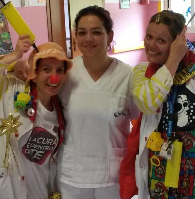 La “clownterapia” al pensionato San Giuseppe
