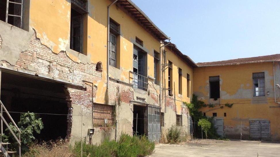 Un’area destinata ai negozi dove una volta c’era la conceria