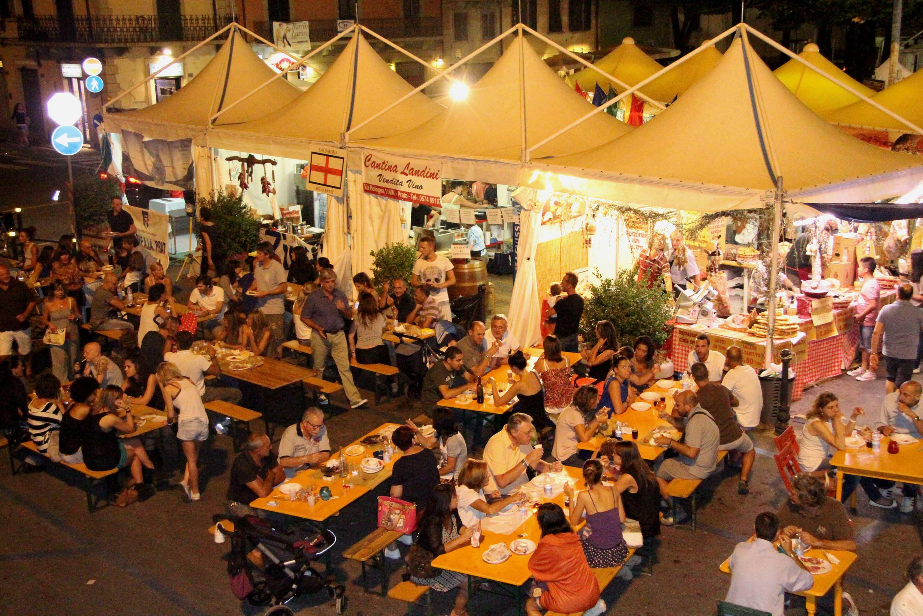 Gli stand gastronomici in piazza Mercatale quest'anno non ci saranno