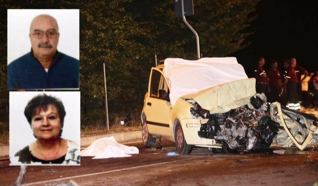Tragedia in via Bacone: marito e moglie morti dopo un frontale tra auto