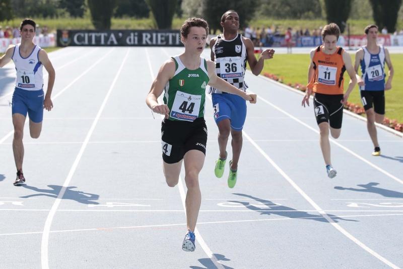 Filippo Tortu, primatista italiano under 18 dei 100 e dei 200