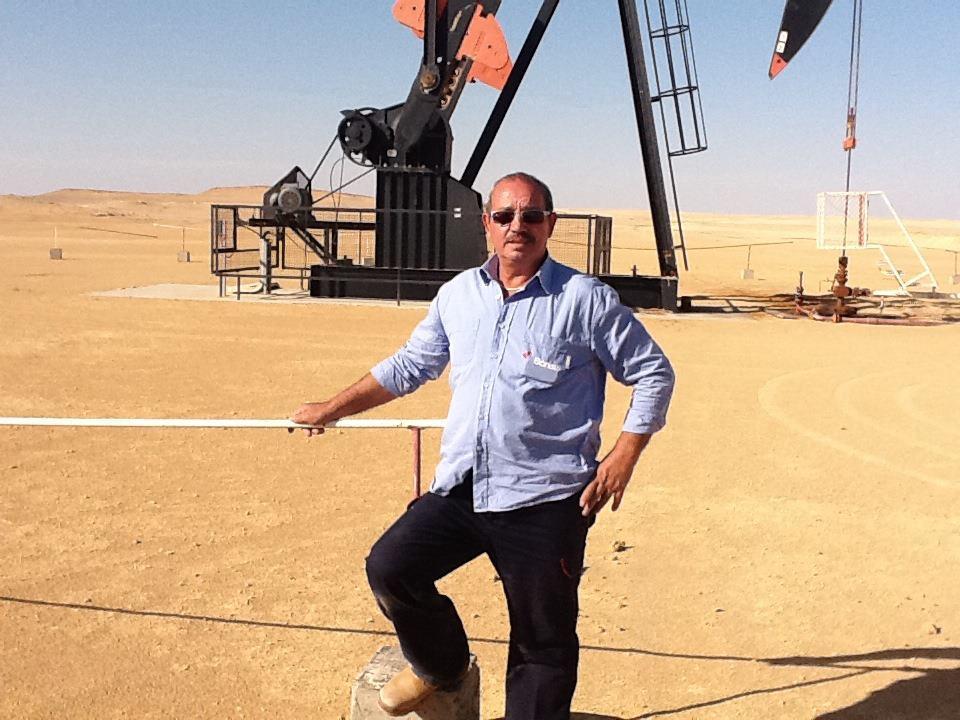 Fausto Piano in Libia (foto tratta dal suo profilo Facebook)