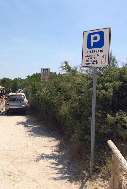 Multata alle Spiagge bianche una donna ipovedente