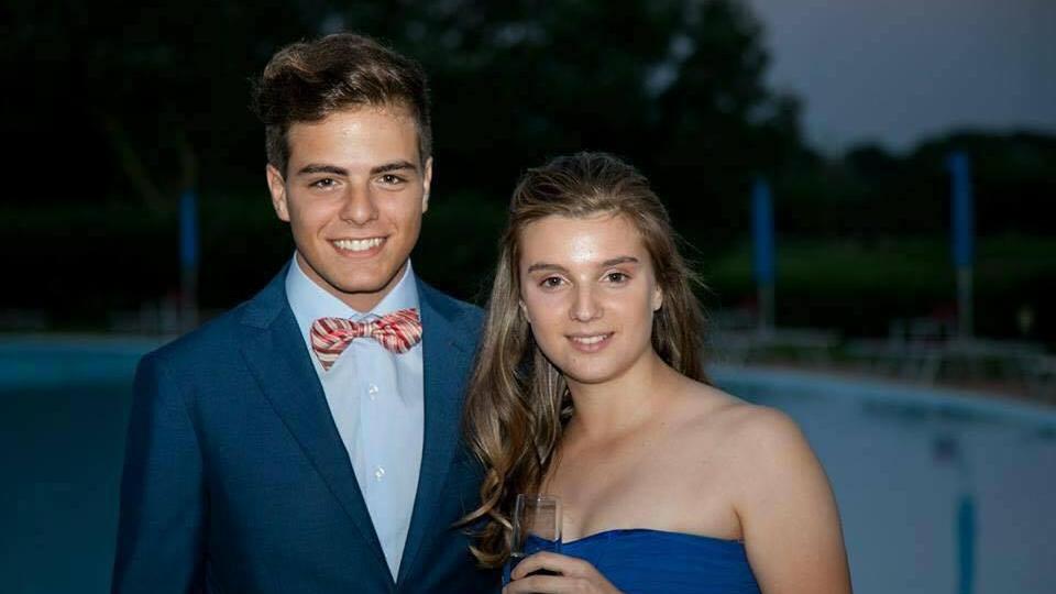 Lavinia Mazzanti insieme all'amico Gianmarco Sartori