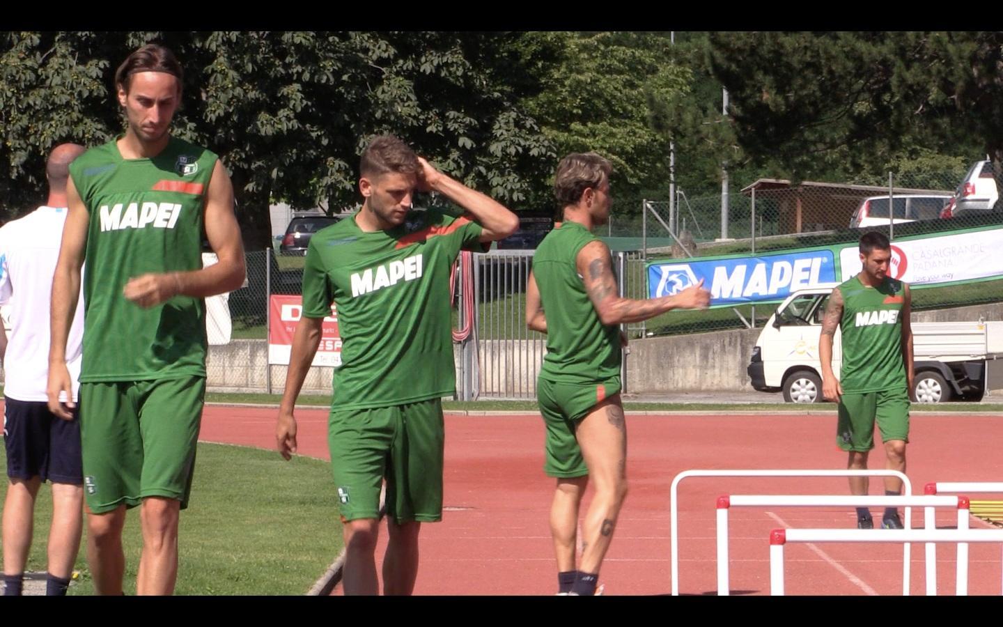 Berardi si è aggregato ai neroverdi nel ritiro di Malles