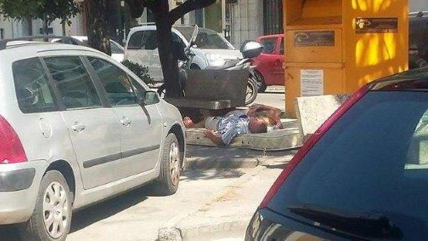 La città del degrado dove si dorme e si bivacca in strada