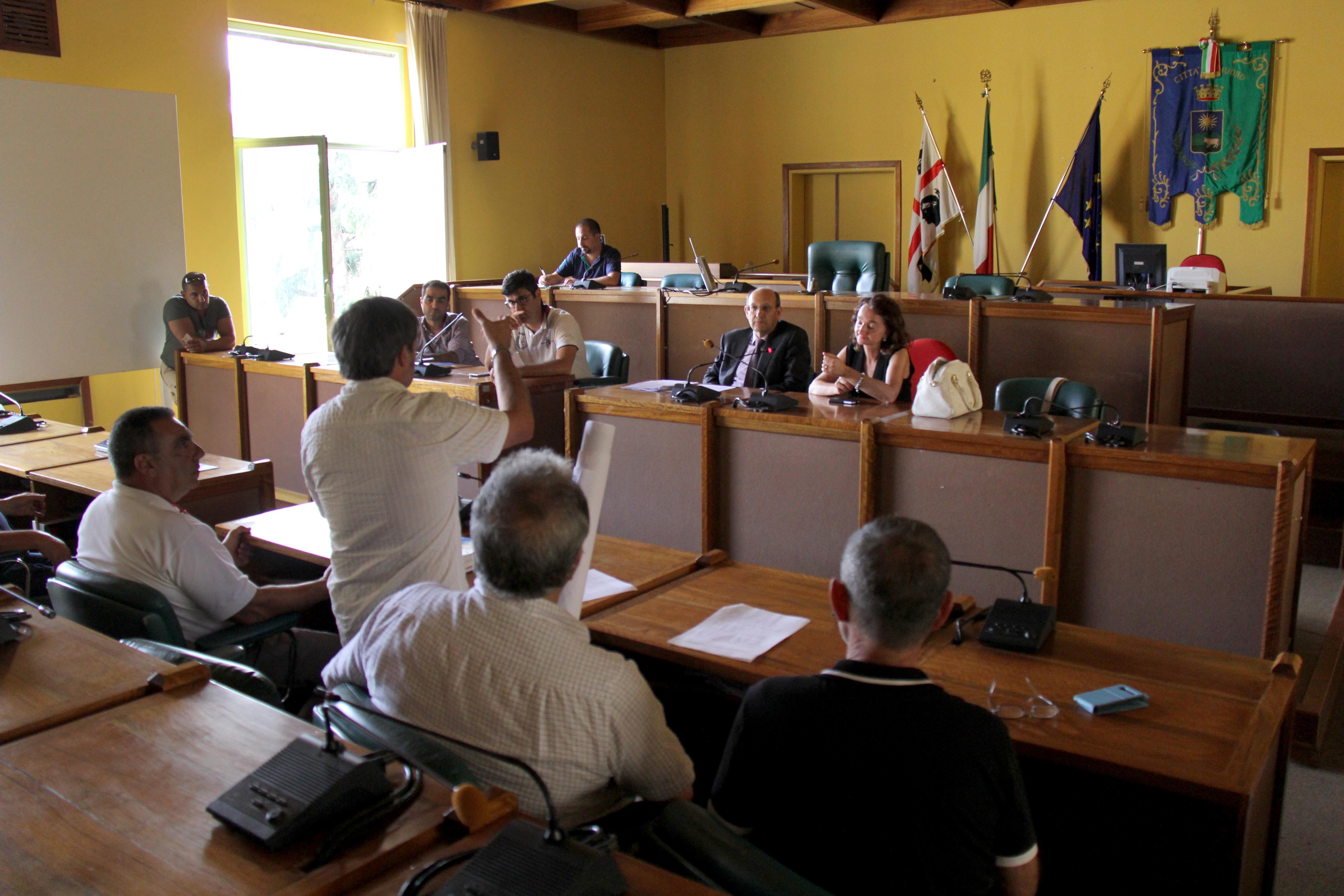 La riunione dei lottisti di Testimonzos in Comune