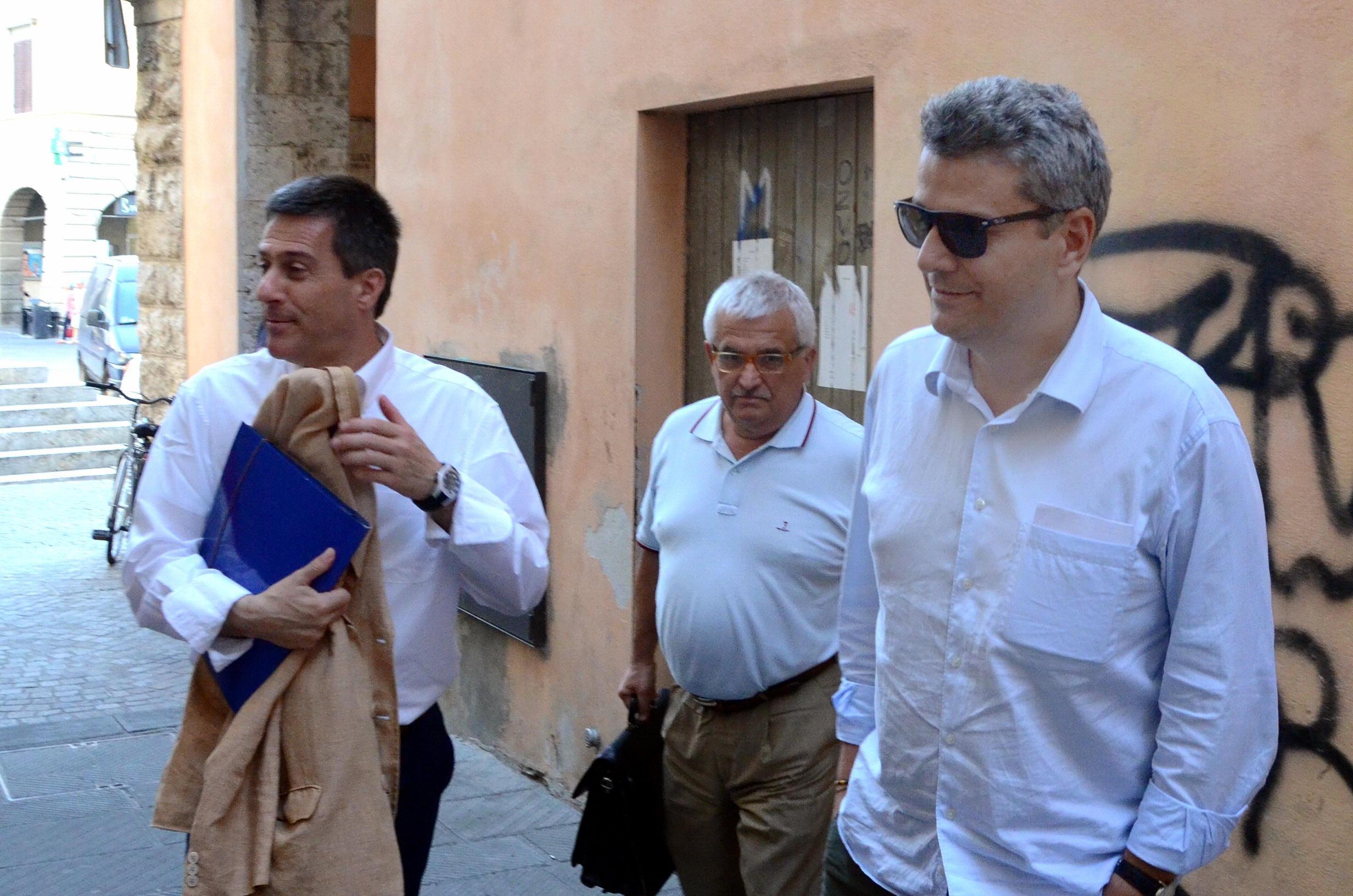 Il sindaco Emilio Bonifazi e Stefano Osti (foto Bf)