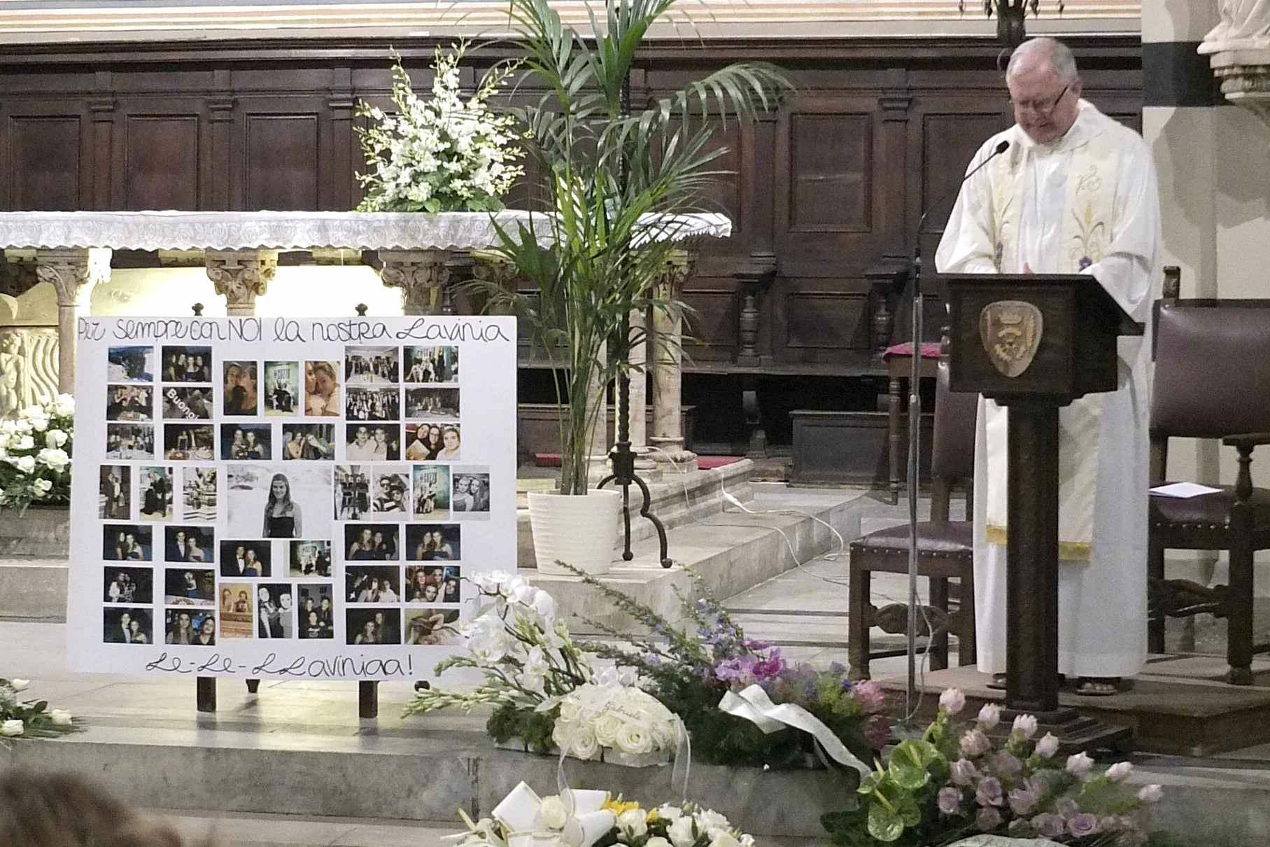 Arrivata a Pisa la salma di Lavinia