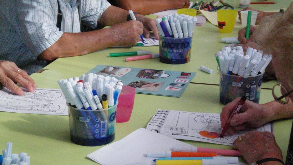 Gli anziani ritrovano la voglia di creare