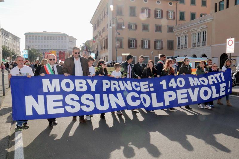Manifestazione per chiedere giustizia per le vittime del Moby