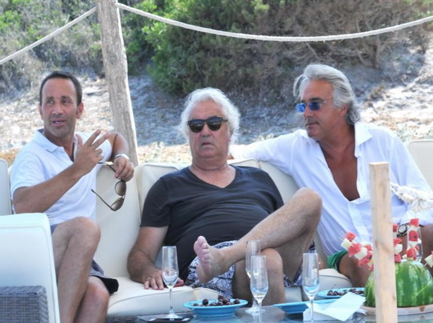 Blitz di Briatore e famiglia nell’arcipelago 
