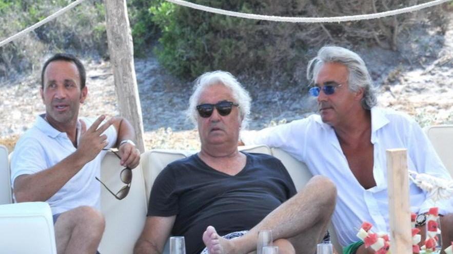 Blitz di Briatore e famiglia nell’arcipelago