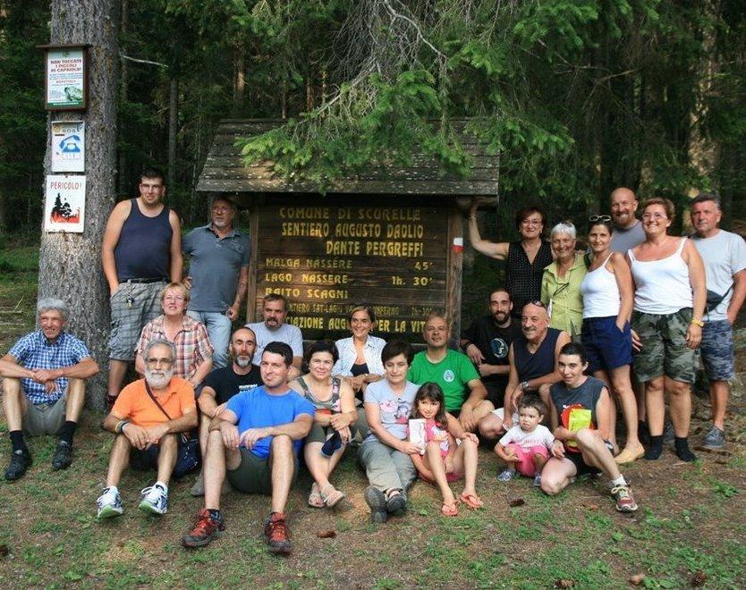 Escursione del Cai in Trentino sul sentiero Daolio-Pergreffi