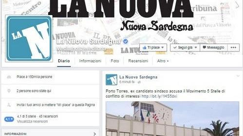 La Nuova Sardegna, oltre 150mila “Mi piace” su Facebook
