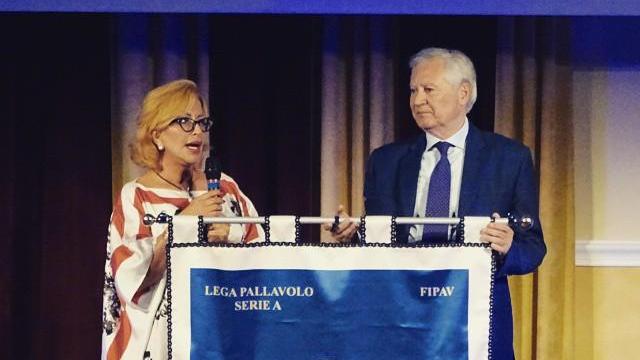 Catia Pedrini, presidente di Modena Volley, ieri a Bologna