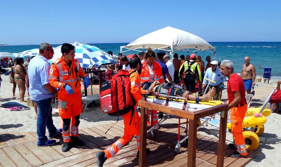 Il testimone: «Ero sotto il muro» 