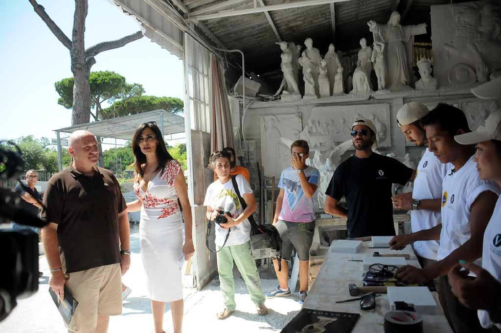 Maria Grazia Cucinotta a Carrara