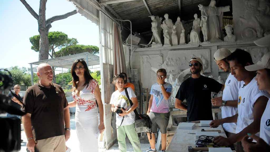 Maria Grazia Cucinotta a Carrara