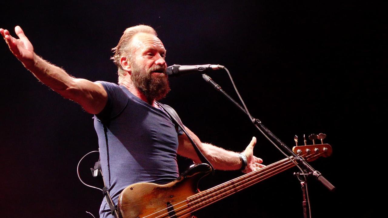 Sting in piazza del Duomo a Pistoia (foto Gori)