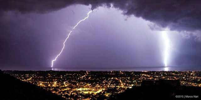 La tempesta di fullmini (f. Marco Nari)