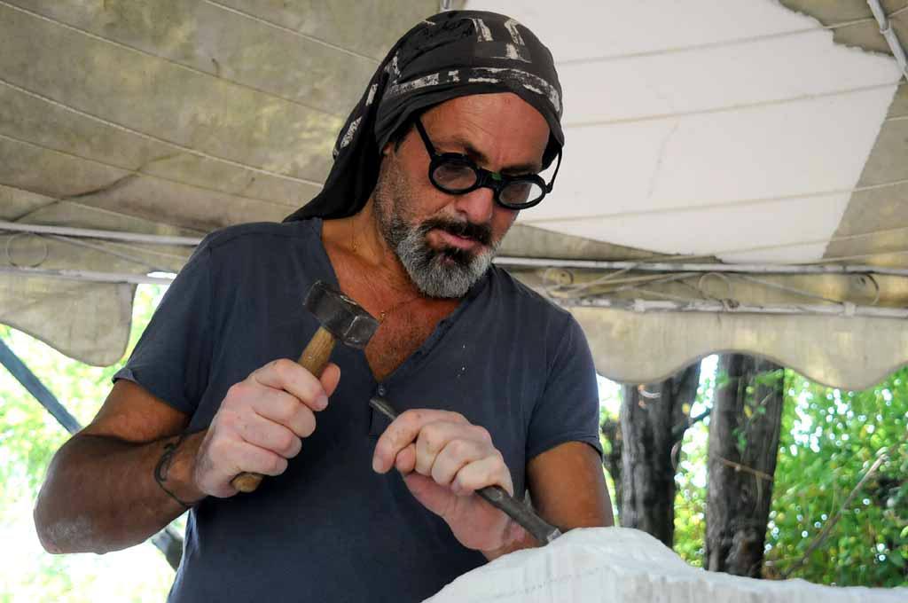 Giorgio Andrei al lavoro