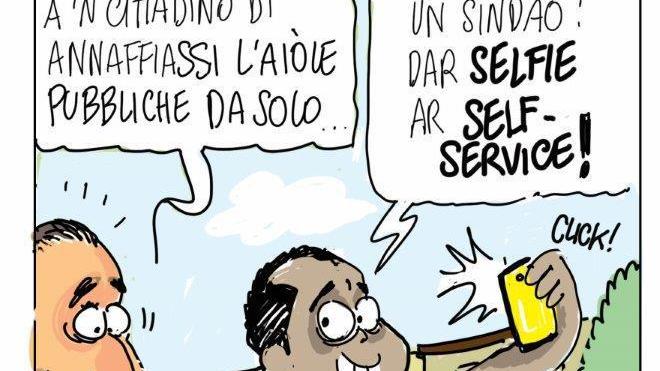 La Tracina: Nogarin dal selfie al self-service...