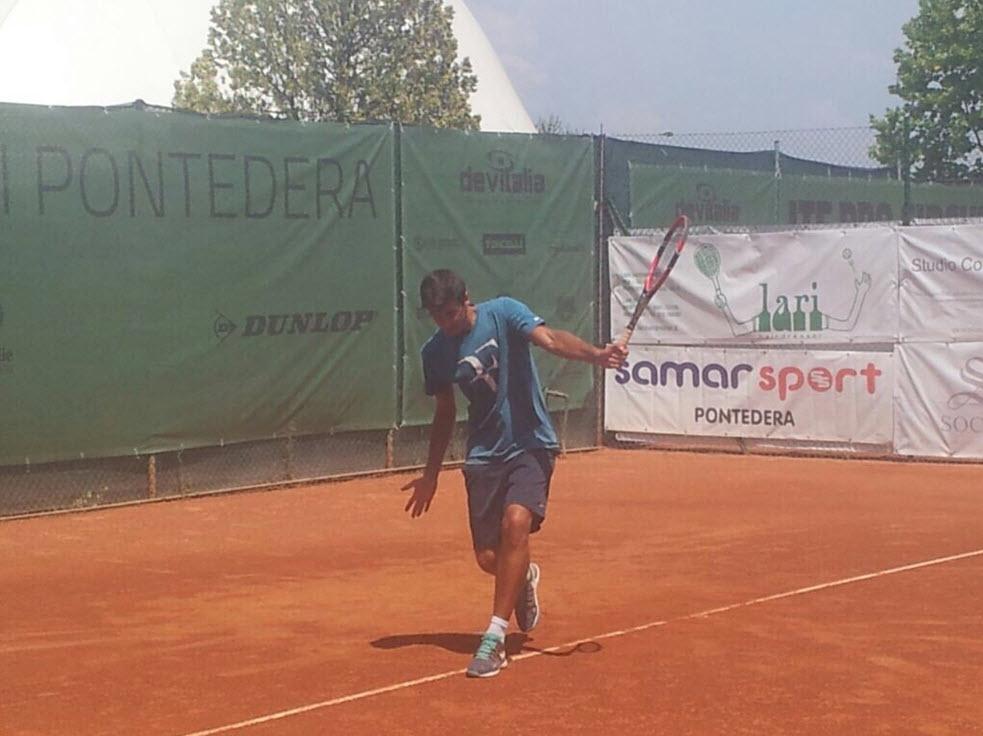 Daniele Toni, portacolori del Ct Pontedera