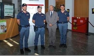 Salvo e guarito grazie al poliziotto 