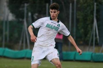 Lorenzo Benucci con la maglia del Sassuolo