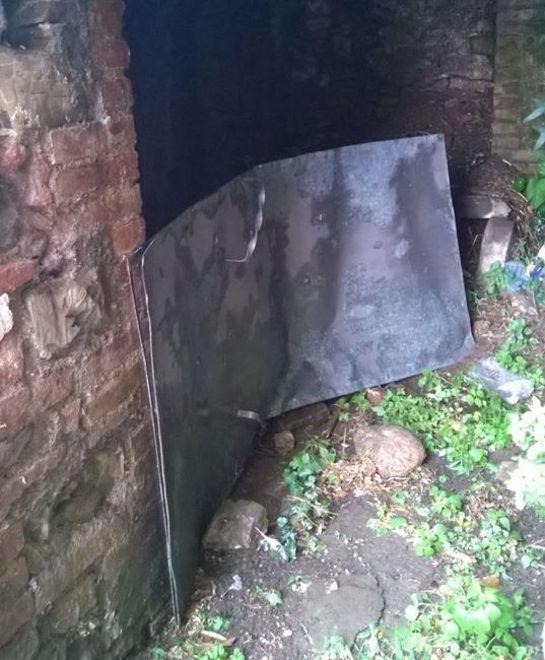 La lastra di ferro precipitata dal Cassero di Paganico