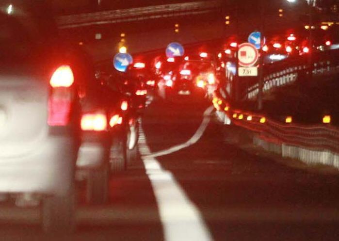 Auto in coda (foto d'archivio)