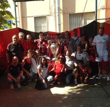 Evani porta la Champions League per l’inaugurazione del Milan Club